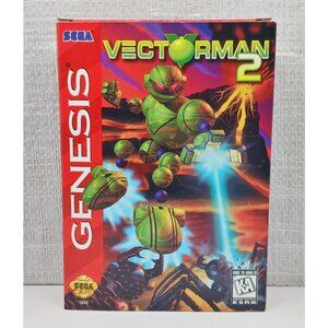 Sega Genesis Vectorman 2 COMPLETE with Registration card. Tested and works.